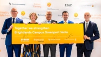 BASF becomes one of three shareholders of Brightlands Campus Greenport Venlo, joining Maastricht University and the province of Limburg. BASF becomes one of three shareholders of Brightlands Campus Greenport Venlo, joining Maastricht University and the province of Limburg.