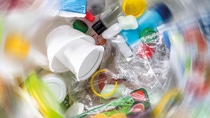 Circular economy means decoupling growth from resource consumption. The image represents the variety of plastic waste generated by an average household. The aim is to establish a new understanding of plastic waste as a resource and to view research into recycling options as an opportunity. BASF contributes to closing and expanding the loops by developing and implementing circular solutions for various materials, further optimizing our operations, and offering resource-efficient products and services that support our customers' circular goals.
Photo: BASF